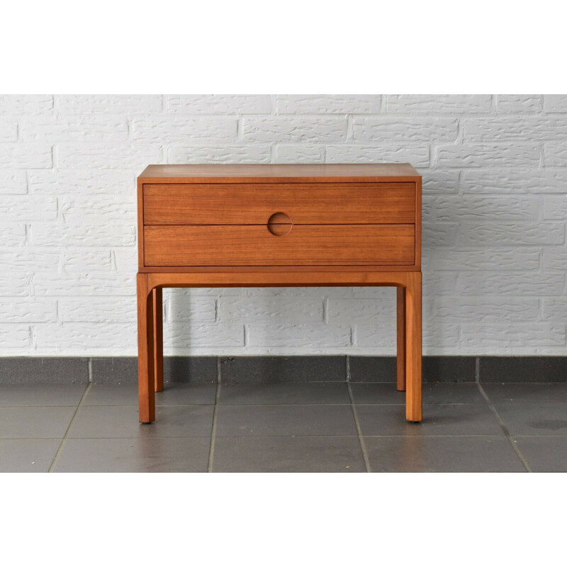 Vintage teak chest of drawers 384 by Kai Kristiansen for Aksel Kjersgaard