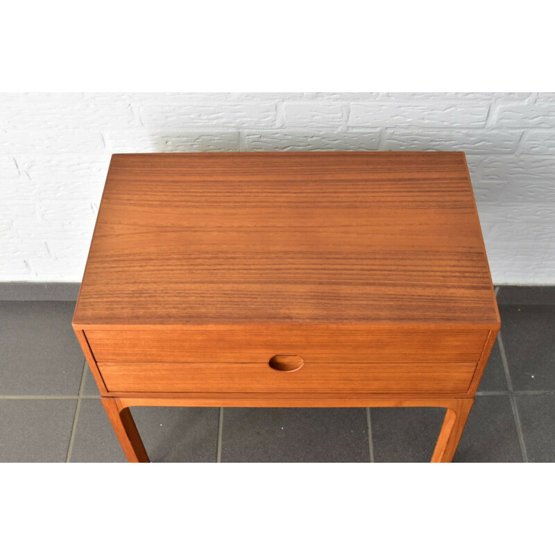 Vintage teak chest of drawers 384 by Kai Kristiansen for Aksel Kjersgaard