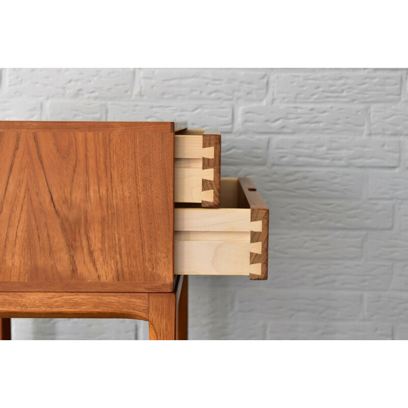 Vintage teak chest of drawers 384 by Kai Kristiansen for Aksel Kjersgaard