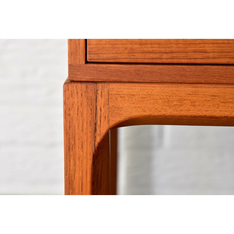 Vintage teak chest of drawers 384 by Kai Kristiansen for Aksel Kjersgaard