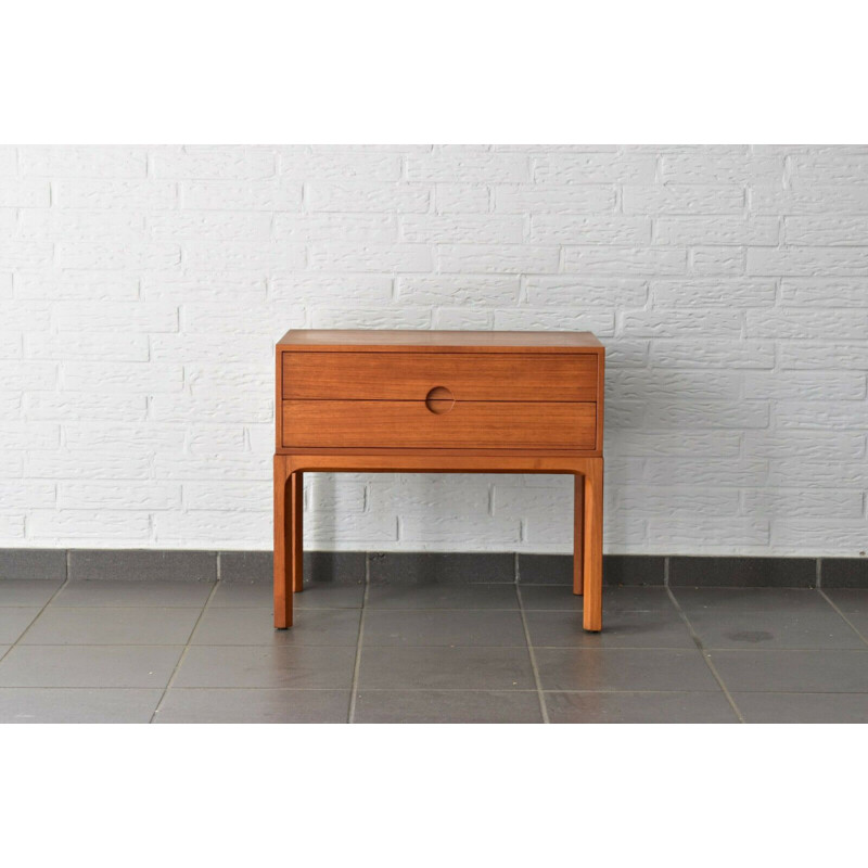 Vintage teak chest of drawers 384 by Kai Kristiansen for Aksel Kjersgaard