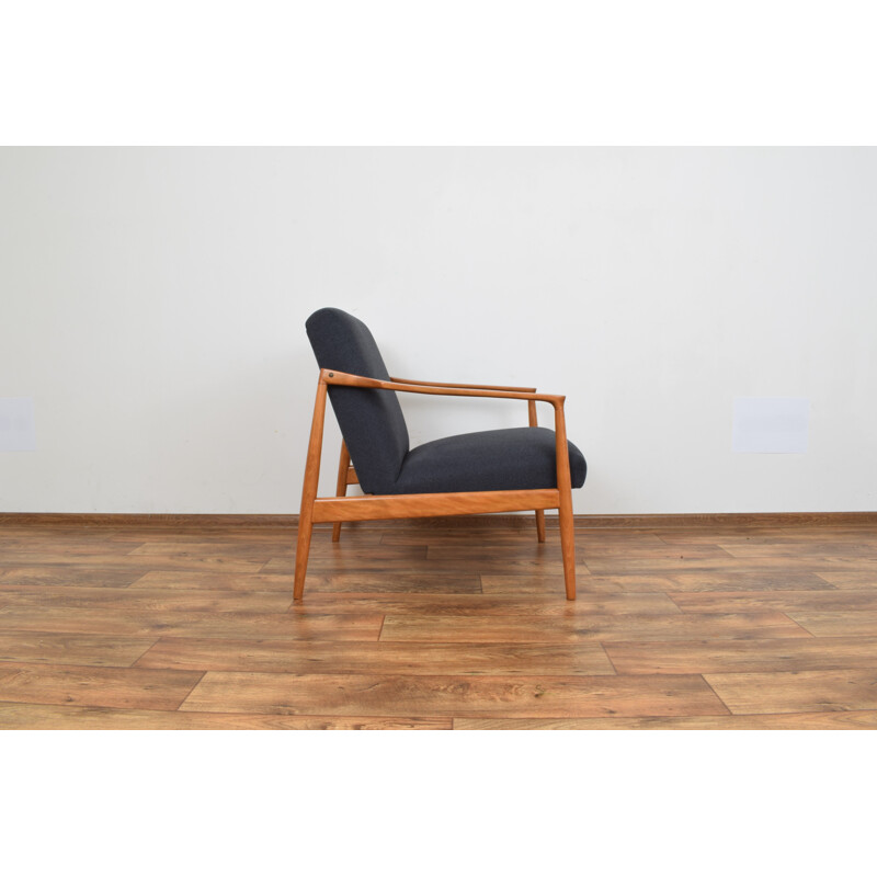 Vintage lounge chair in cherry Denmark 1960s