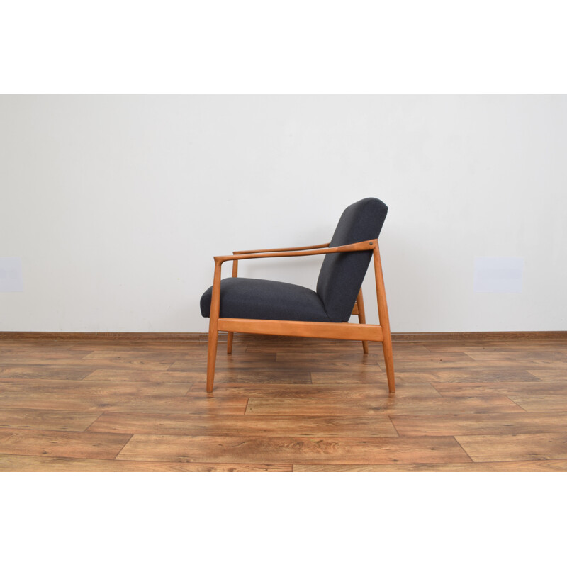 Vintage lounge chair in cherry Denmark 1960s