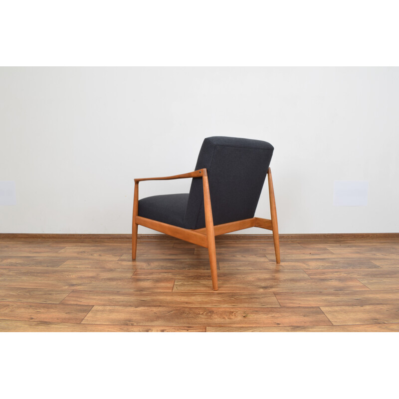 Vintage lounge chair in cherry Denmark 1960s