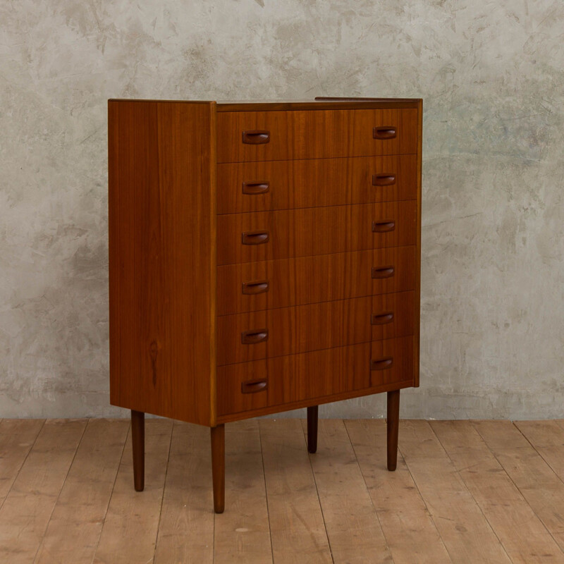 Vintage chest of drawers in teak Denmark 60s