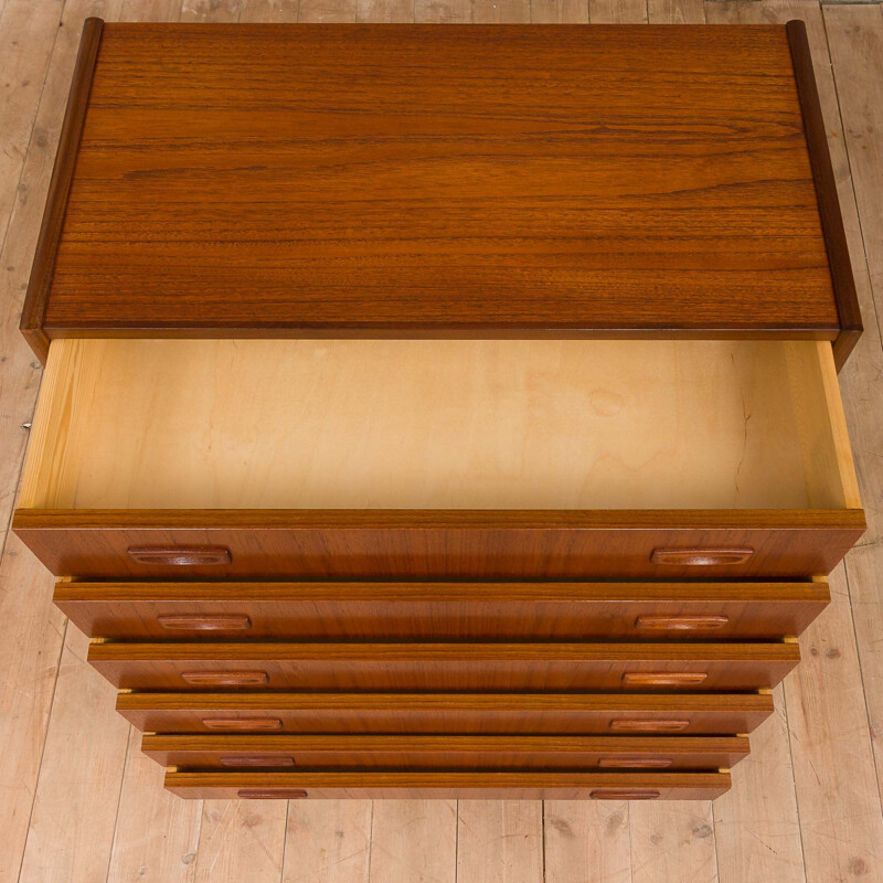 Vintage chest of drawers in teak Denmark 60s