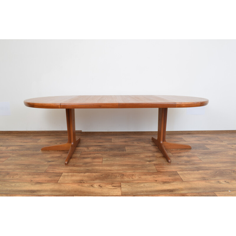 Vintage dining table extendable from VV Møbler Spøttrup, Denmark 1970s