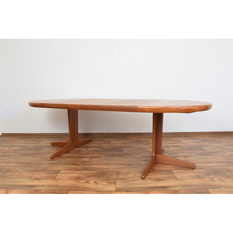 Vintage dining table extendable from VV Møbler Spøttrup, Denmark 1970s