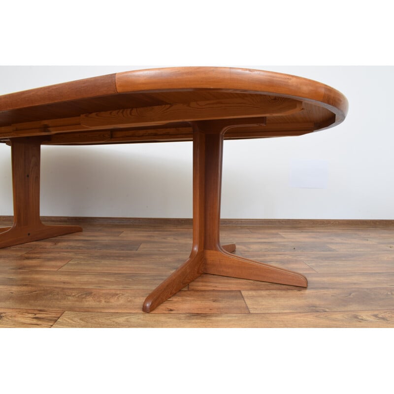 Vintage dining table extendable from VV Møbler Spøttrup, Denmark 1970s