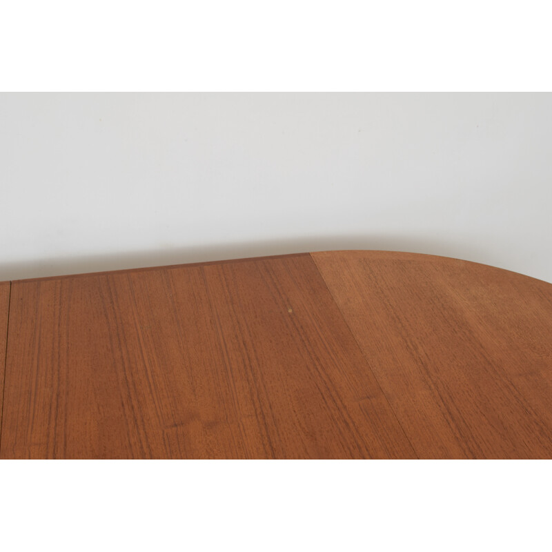 Vintage dining table extendable from VV Møbler Spøttrup, Denmark 1970s