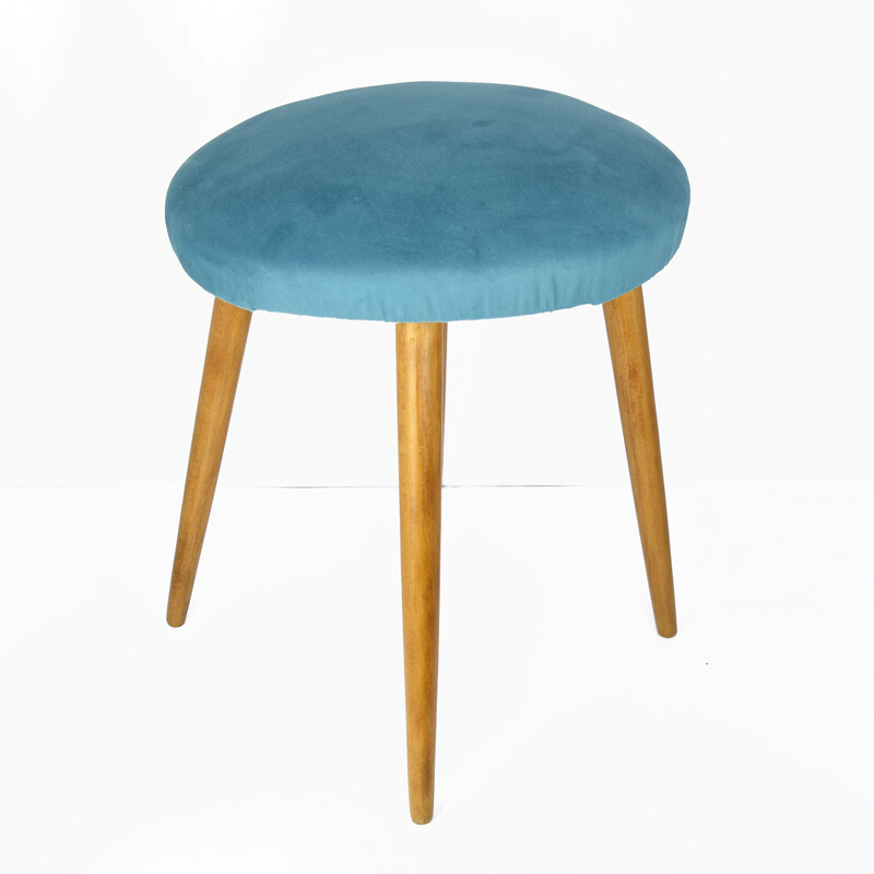 Tabouret vintage turquoise zydel Allemagne, années 1960