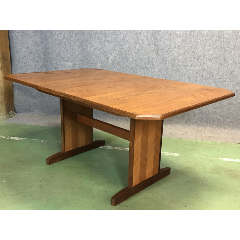 Vintage dining table in teak G Plan 1970s