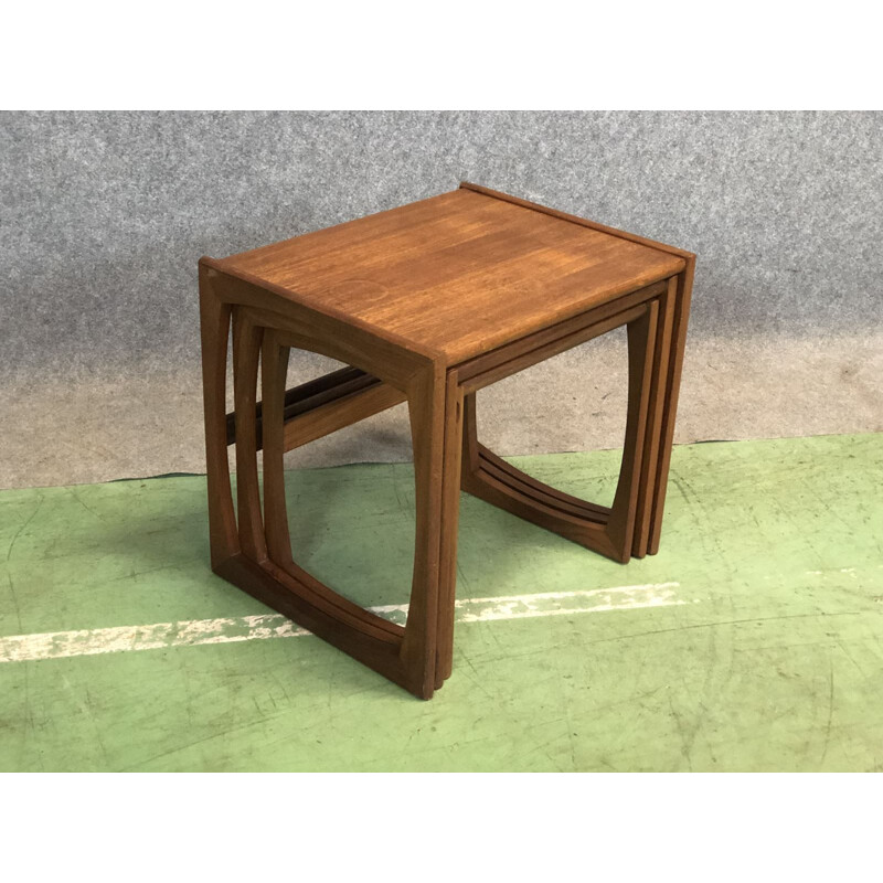 Vintage nesting tables in teak G Plan 1970s 