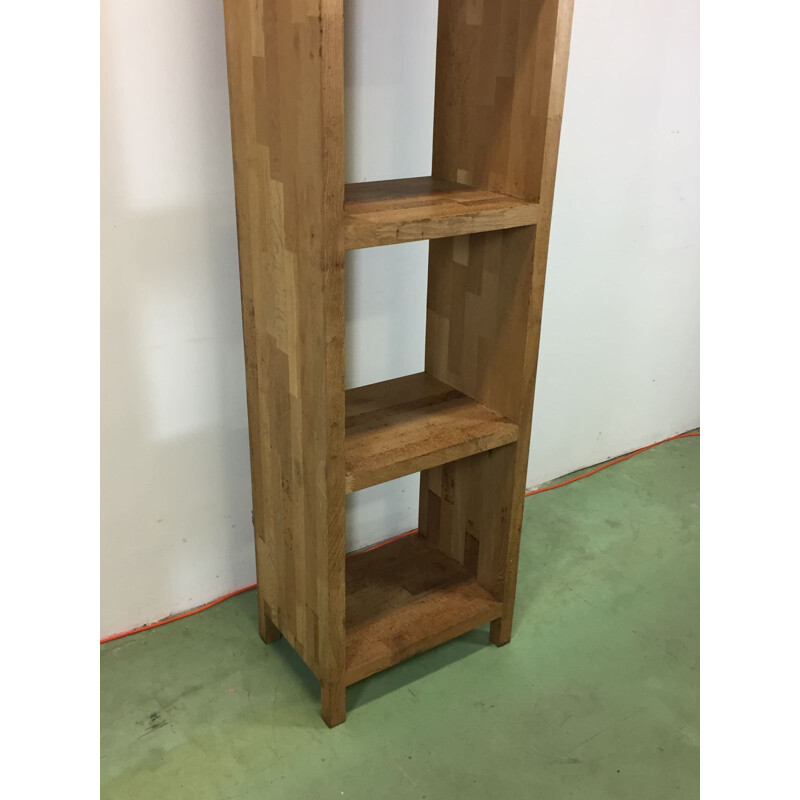 Vintage bookcase in oak France 90s 