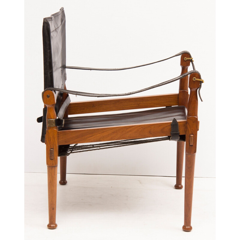 Cadeira de braços Vintage safari por M. Hayat