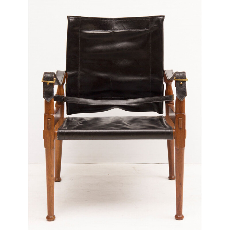 Cadeira de braços Vintage safari por M. Hayat
