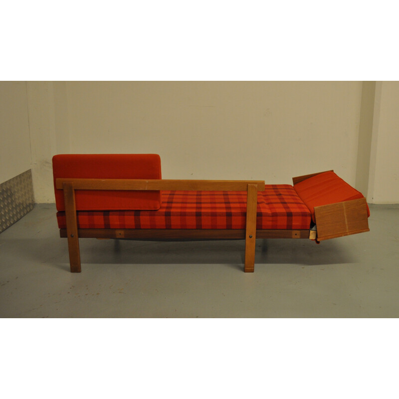 Canapé lit de repos vintage scandinave, Ingmar Relling pour Ekornes 1960