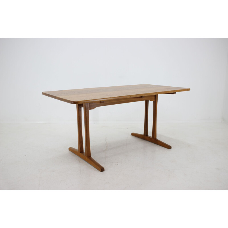 Vintage dining table in solid oak Denmark 1960s