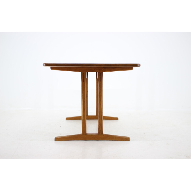 Vintage dining table in solid oak Denmark 1960s