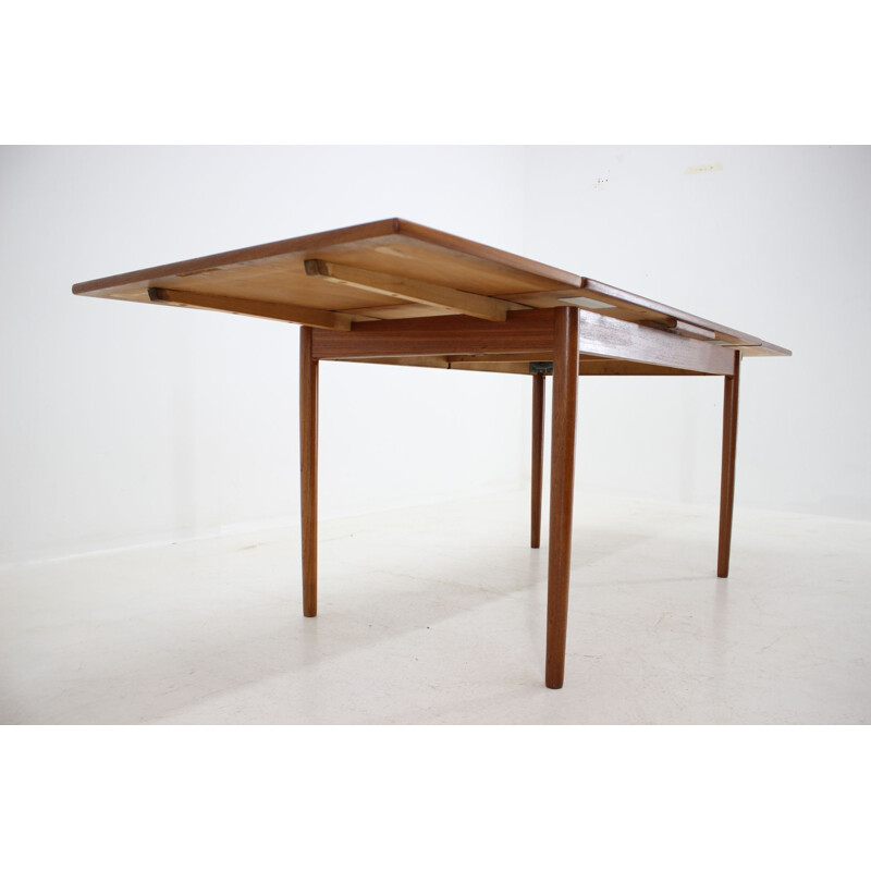 Vintage dining table in teak extendable Denmark 1960s