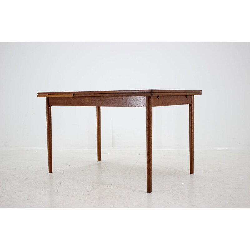 Vintage dining table in teak extendable Denmark 1960s