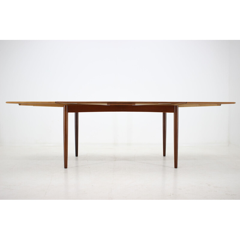 Vintage dining table in teak extendable Denmark 1960s