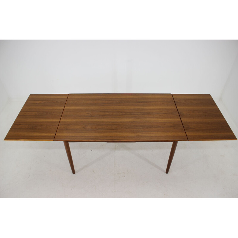 Vintage dining table in teak extendable Denmark 1960s