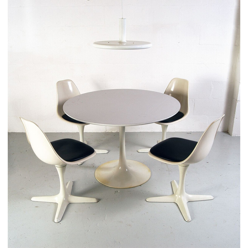 Vintage dining room set Space Age by Maurice Burke for Arkana 1969