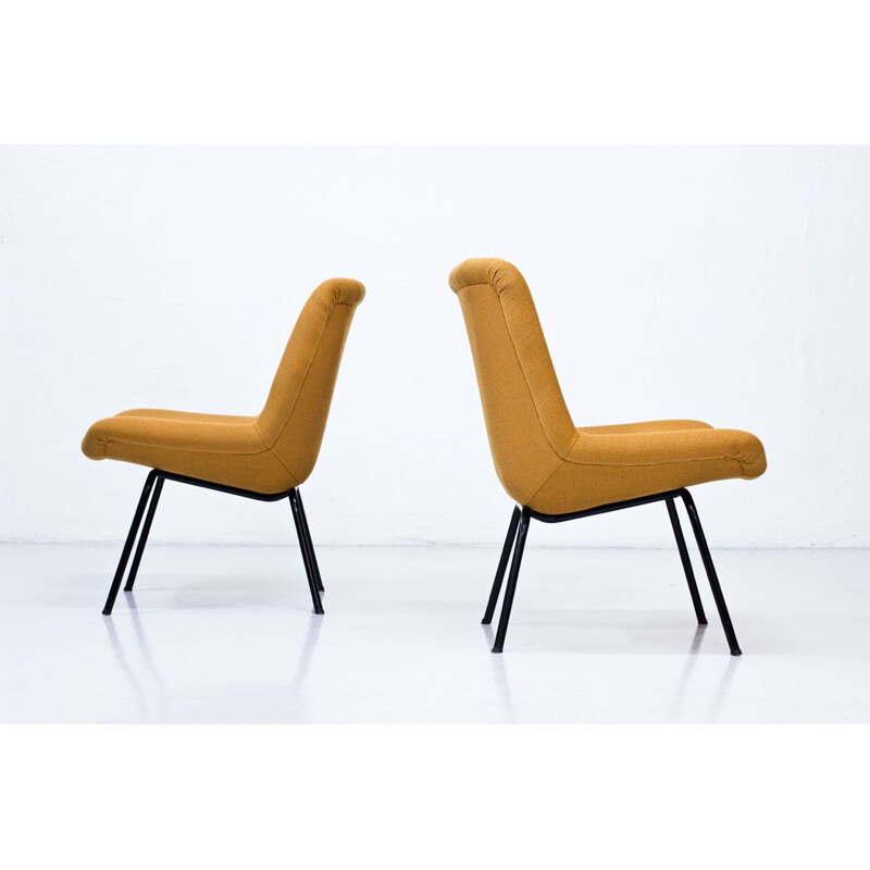 Pair of vintage lehto armchairs by Carl Gustaf Hiort, 1950