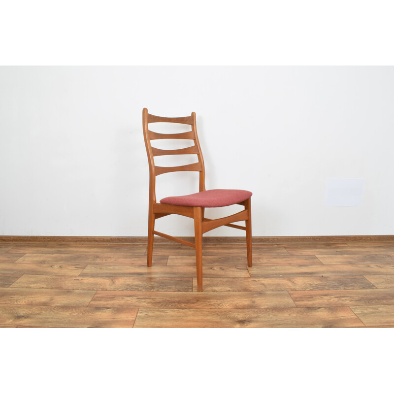 Set of 6 vintage Danish teak dining chairs