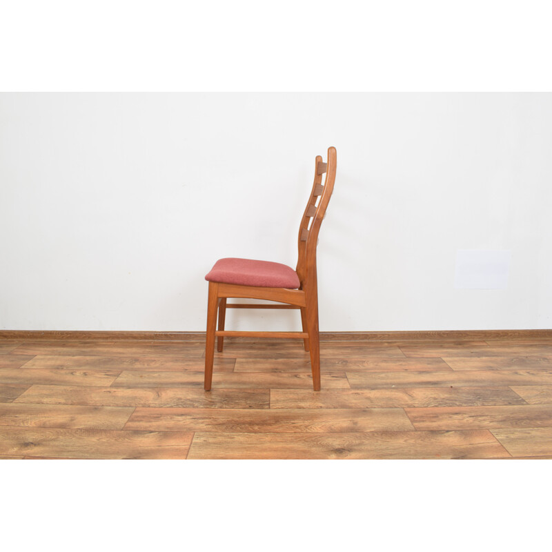 Set of 6 vintage Danish teak dining chairs