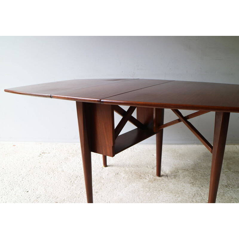 Vintage German extending dining table