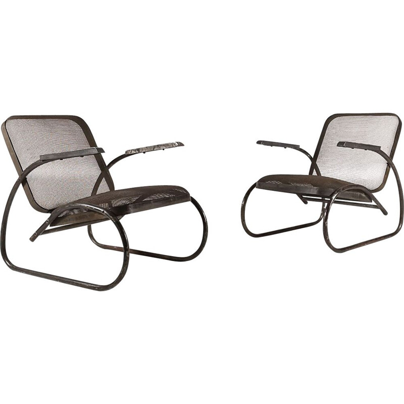 Paire de fauteuils vintage Bauhaus,1930