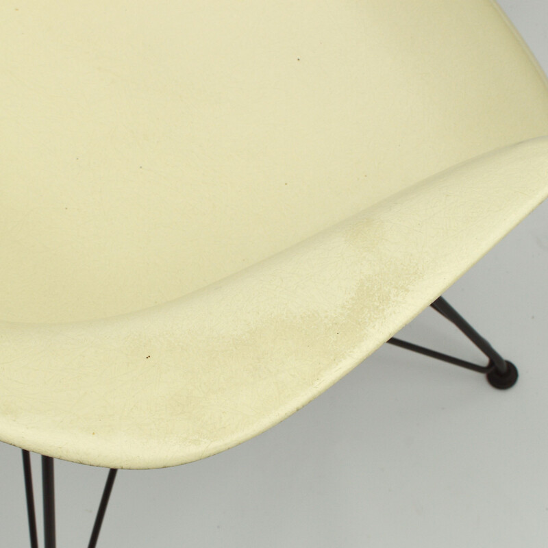 Set of 6 vintage Eames Fiberglass Arm Chairs DAR