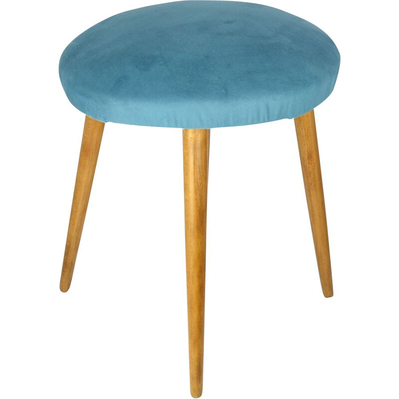 Tabouret vintage turquoise zydel Allemagne, années 1960