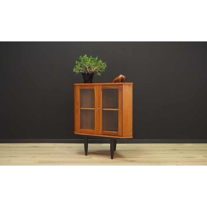 Vintage corner cabinet in teak Danish design