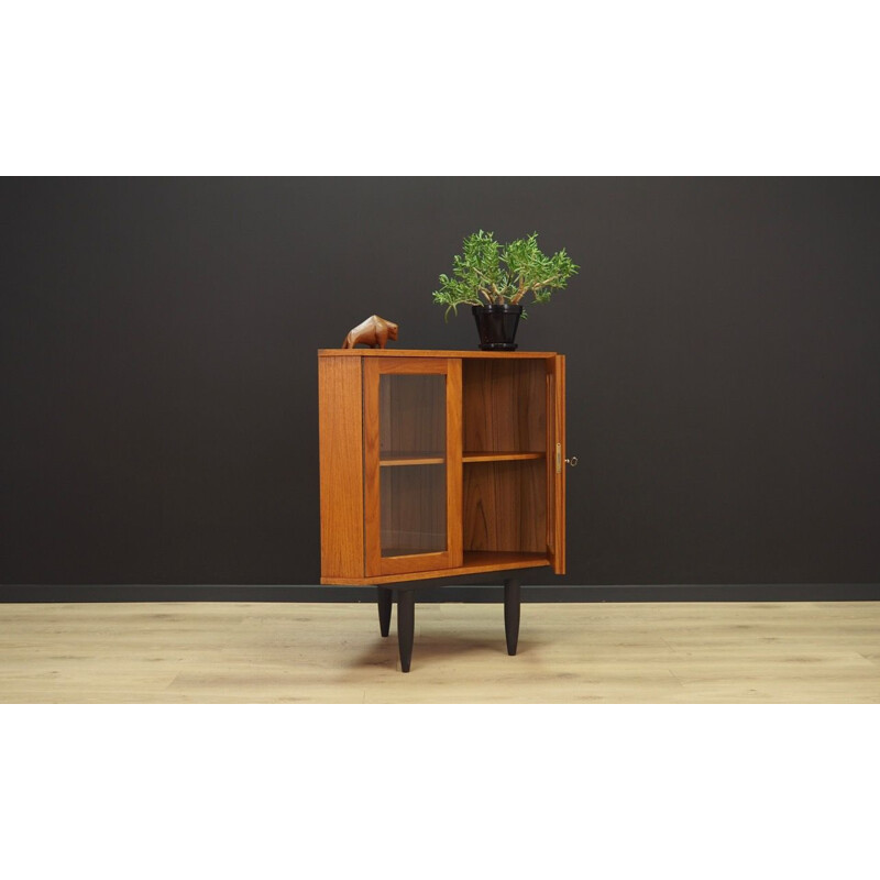 Vintage corner cabinet in teak Danish design