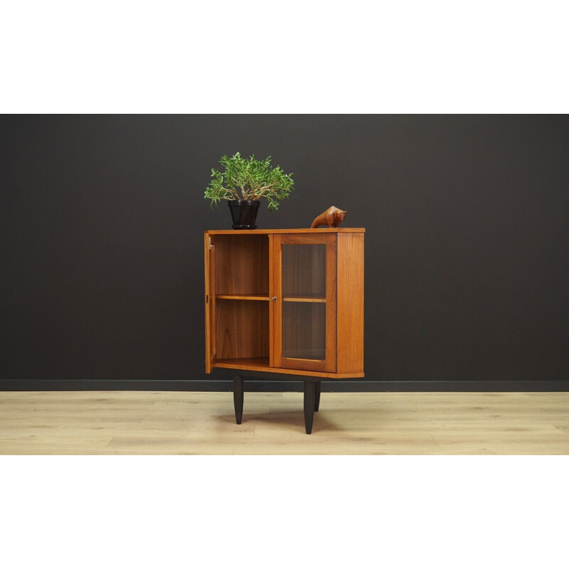 Vintage corner cabinet in teak Danish design