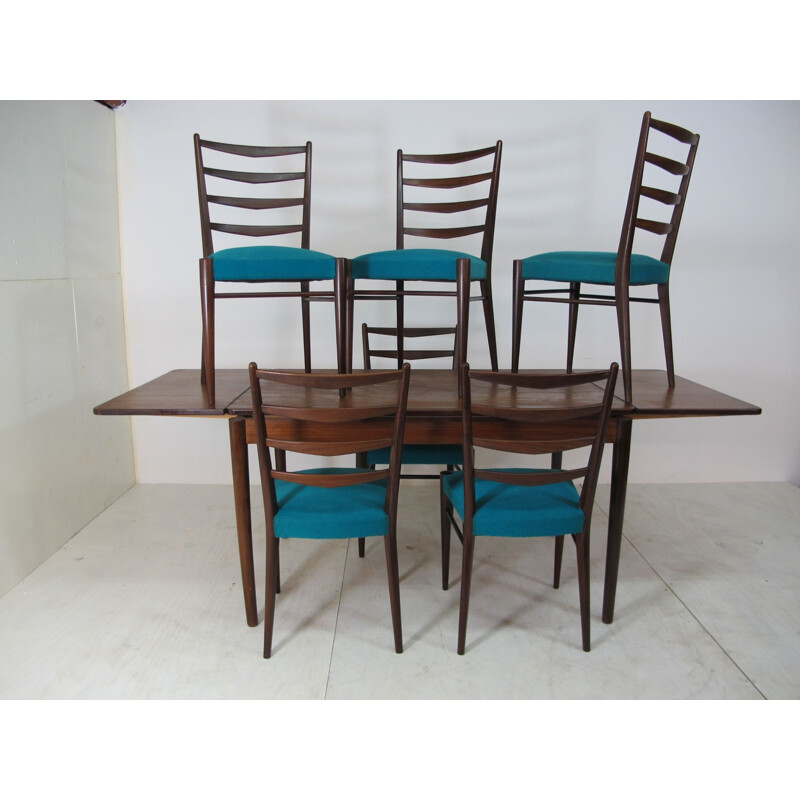 Vintage teak dining set, 1950