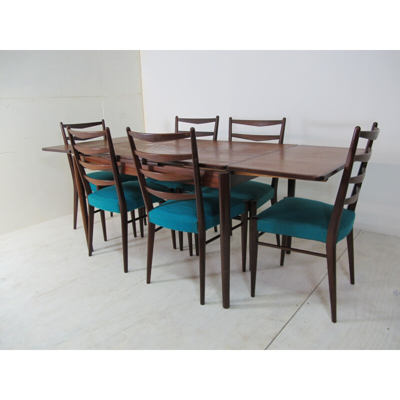 Vintage teak dining set, 1950