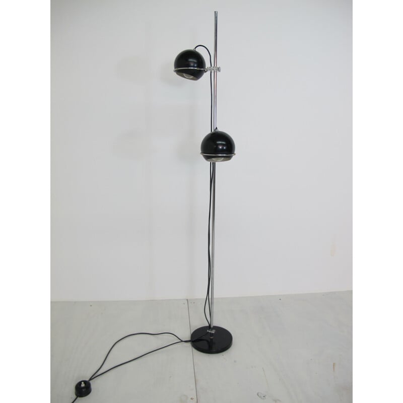 Vintage floor lamp for Gepo in chrome plated 1960s