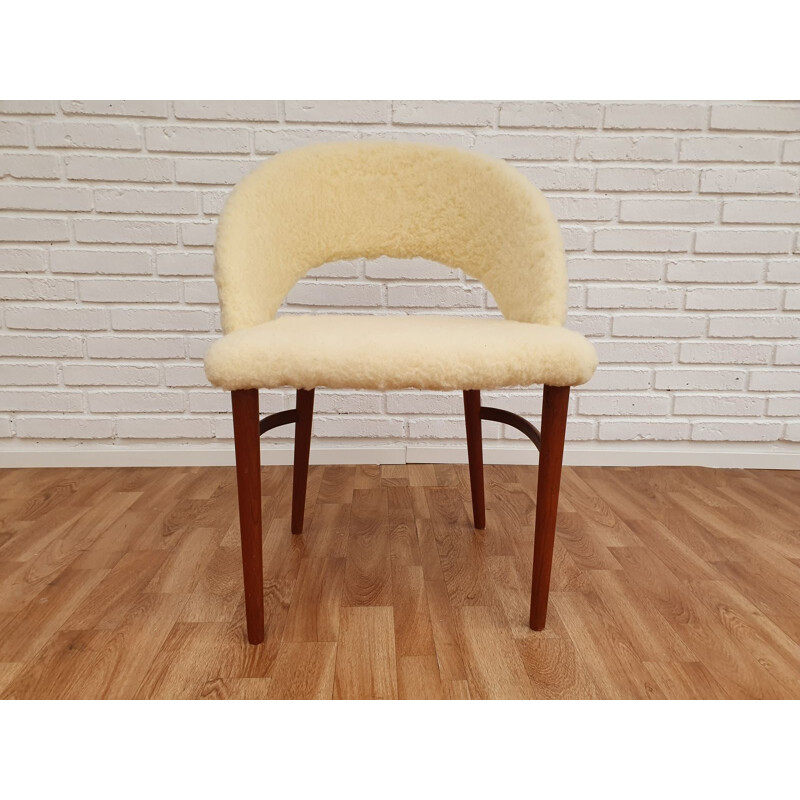 Sillón vintage de teca de Frode Holm para Linnebergs Møbelfabrik, Dinamarca 1960