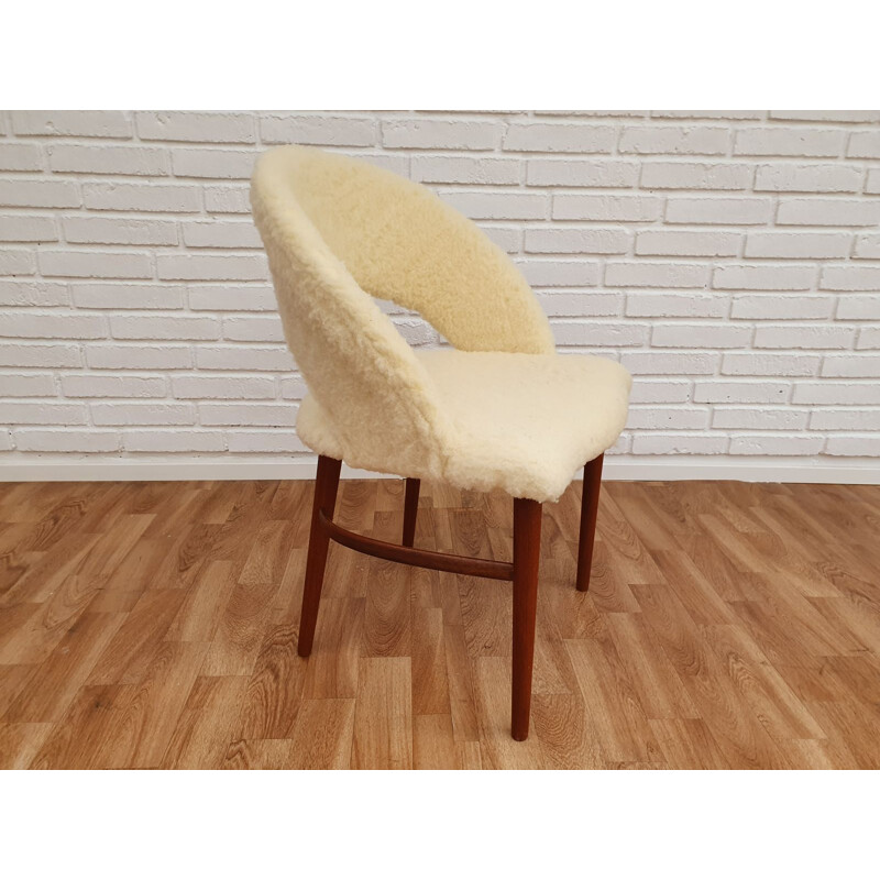 Vintage teak armchair by Frode Holm for Linnebergs Møbelfabrik, Denmark 1960