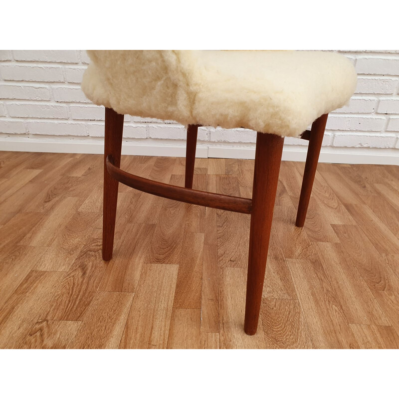 Vintage teakhouten fauteuil van Frode Holm voor Linnebergs Møbelfabrik, Denemarken 1960