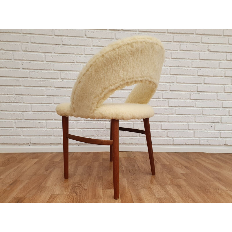 Sillón vintage de teca de Frode Holm para Linnebergs Møbelfabrik, Dinamarca 1960