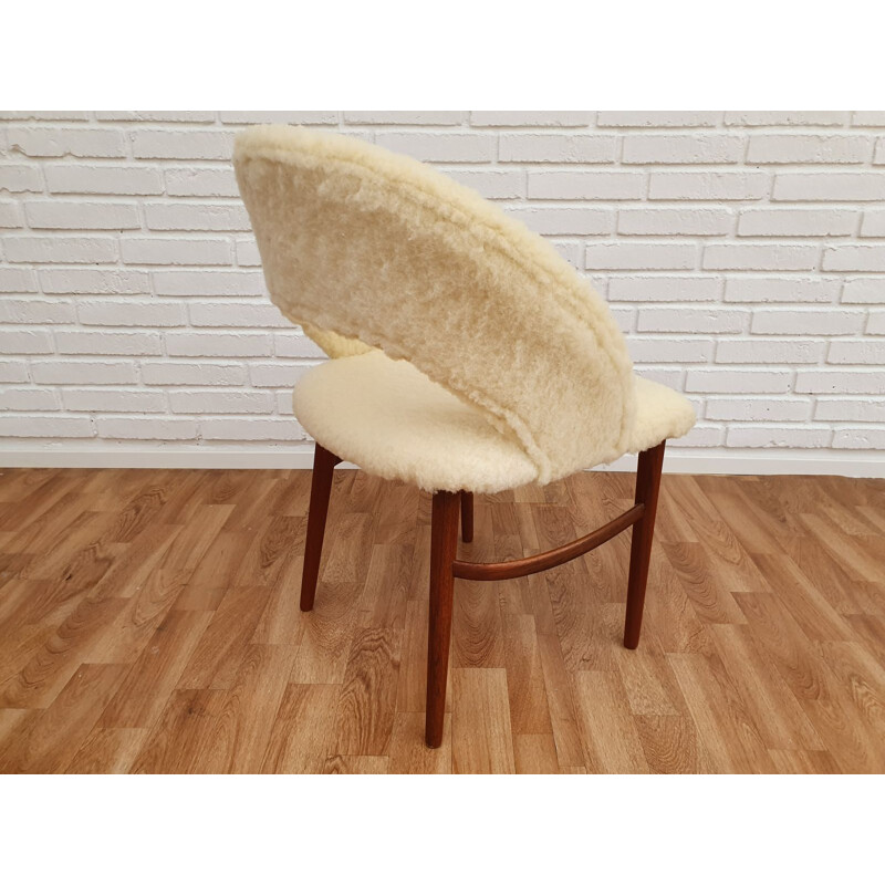 Vintage teak armchair by Frode Holm for Linnebergs Møbelfabrik, Denmark 1960