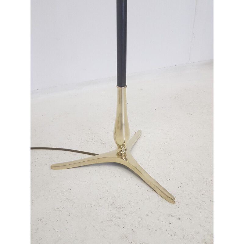 Pair of vintage Riccardo Scarpa floor lamp in bronze and brass