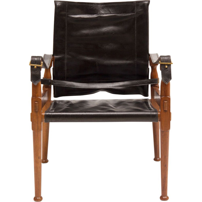 Vintage safari fauteuil van M. Hayat