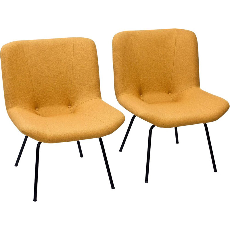 Pair of vintage lehto armchairs by Carl Gustaf Hiort, 1950