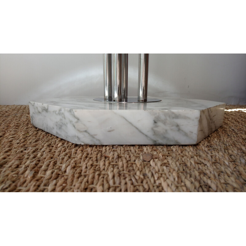 Vintage Italian marble coat rack 60s